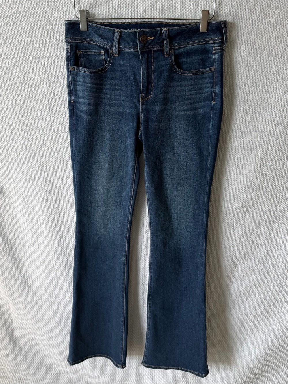 American Eagle Next Level Stretch Kick Boot Dark Wash Jeans Size 6